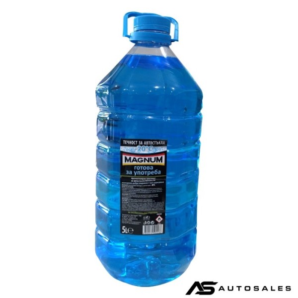 Течност за автостъкла 5L - MAGNUM до -20ºC (синя)
