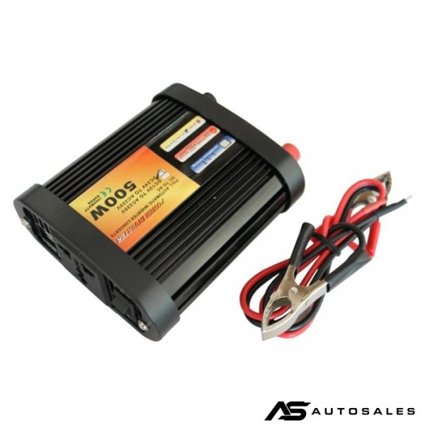 Инверторен преобразувател от 24V - 220V / 500W - 2241