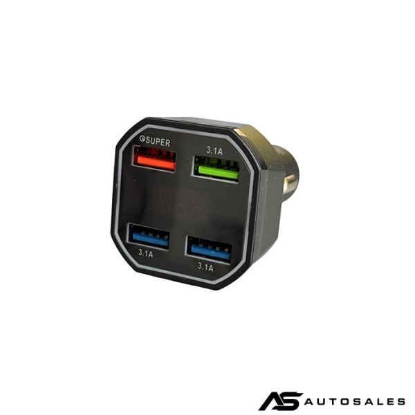 Волтметър електрически PA677 с 4 броя USB