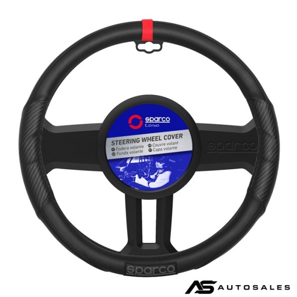 Калъф за волан SPARCO - SPS104BKRD