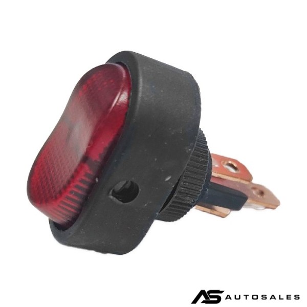 Копче електрическо W1019/PA091 - 12/24V - ЧЕРВЕНО