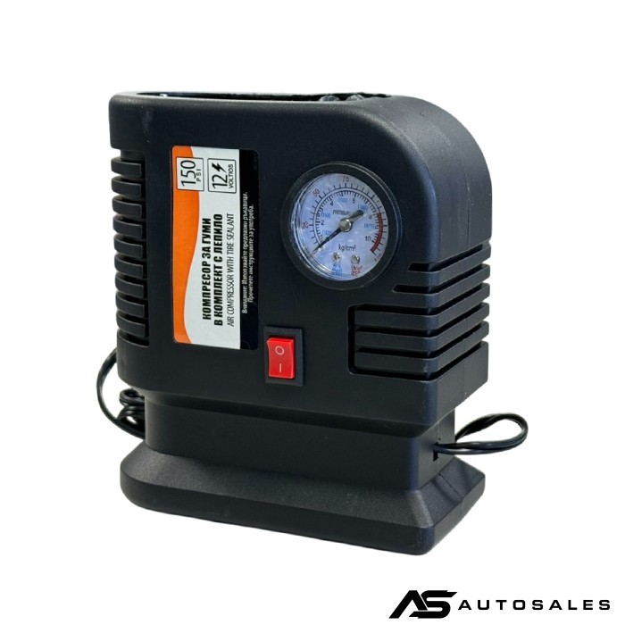 Компресор за гуми с лепило 12V - 60800 Компресор за гуми с лепило 12V - 60800