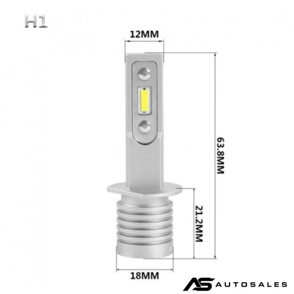 Диодни крушки 3900 H1 - 13w 1500lm 2бр/к-т