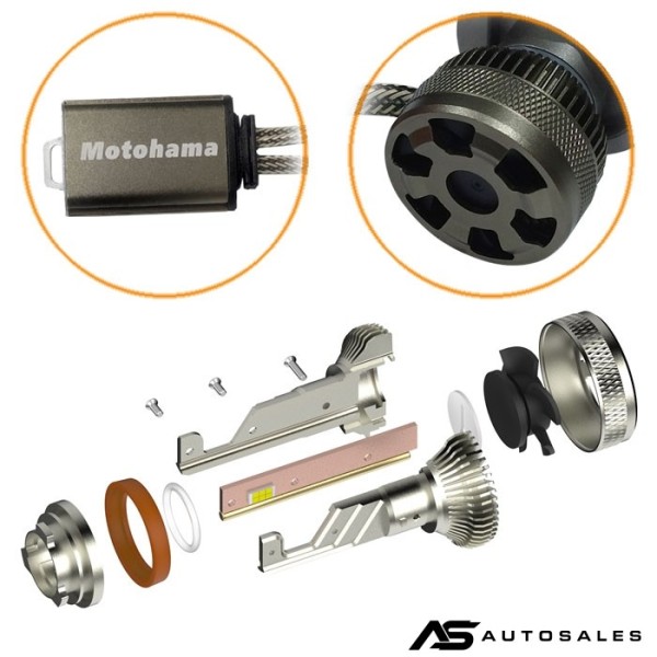 Диодни крушки Мотохама Х16 - 9006 - 12V