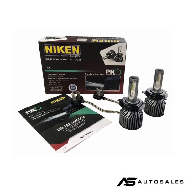Диодни крушки NIken H4 ПРО 2бр/к-т