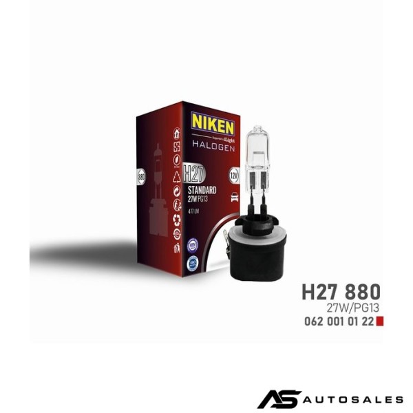 Крушка NIKEN - H27W/1 (880) 27W 12V