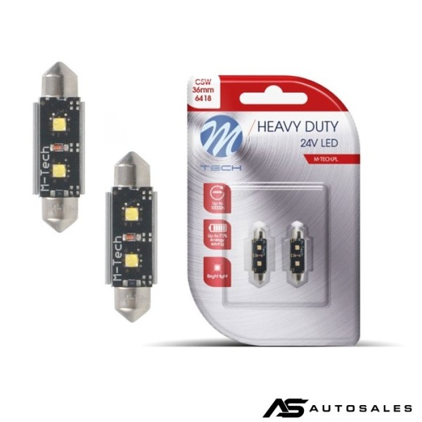 Диодни Крушки 24V Канбъс - LB9813W 36мм