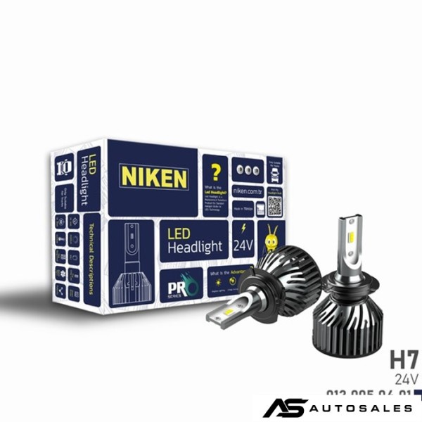 Диодни крушки Niken H7 ПРО 2бр/к-т - 24V