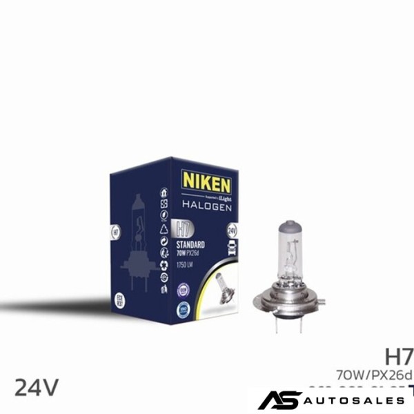 Kрушкa NIKEN - H4 75W/70W 24V