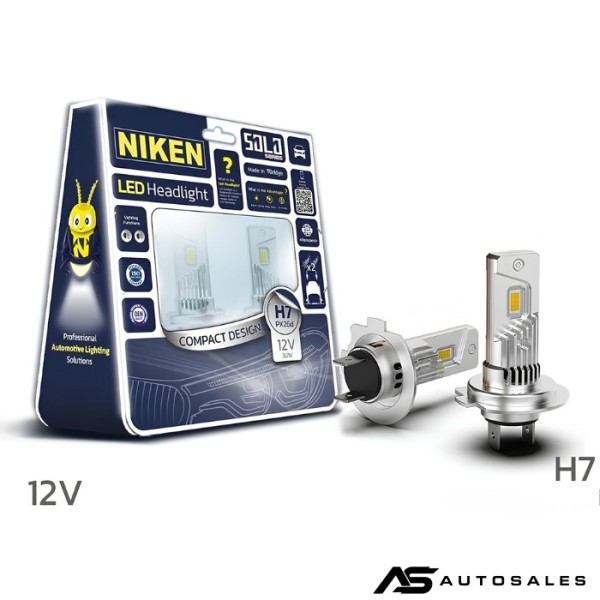 Диодни крушки Niken H7 Solo 12V 2бр/к-т