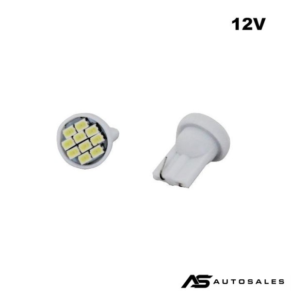 Диодни крушки Т10 - 12V 2бр/к-т