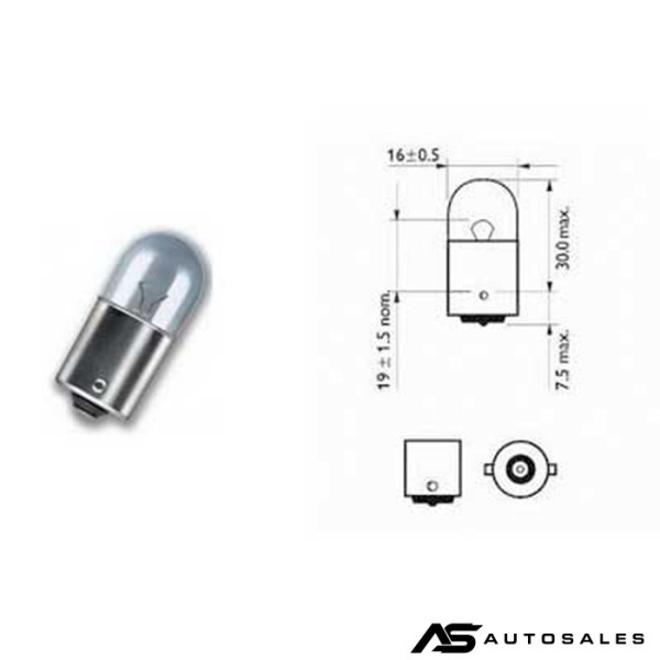 Крушка Maxxx light - G18 R5W 10бр/к-т