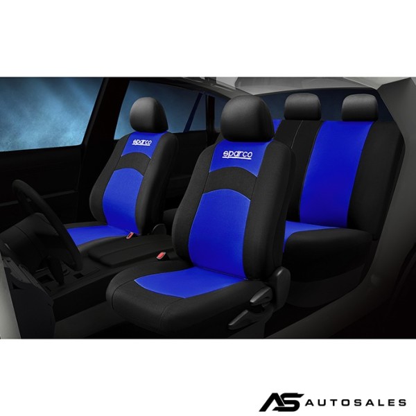 Калъфи за седлка Sparco SPS402BL със Синьо К-Т
