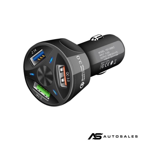 Универсално USB зарядно с 3 USB порта - 2460