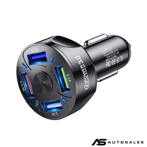 Универсално USB зарядно с 4 USB порта - 2461