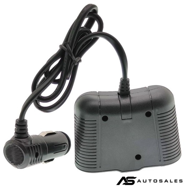 Разклонител за запалка 2-ка+USB 1645