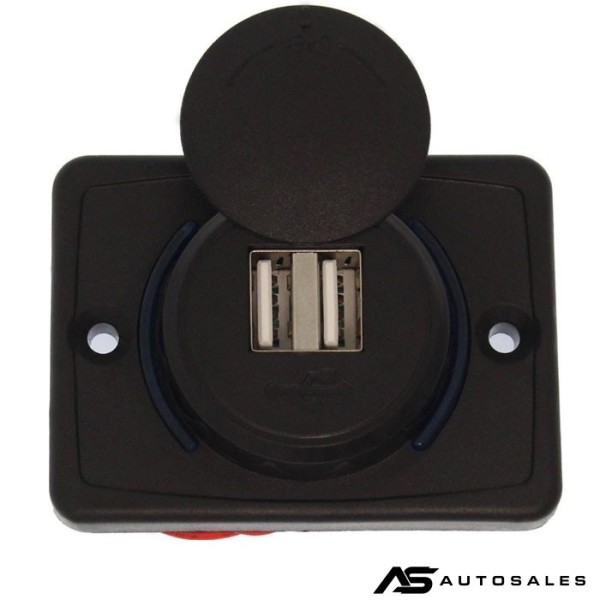 ДВОЕН USB ПОРТ 12-24V - W05237