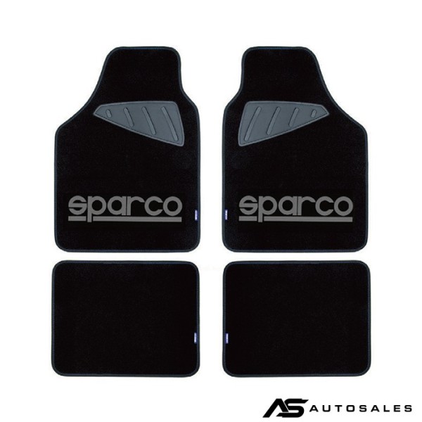 Стелки мокет SPC1902A Sparco Черни-Сиви 4БР/К-Т