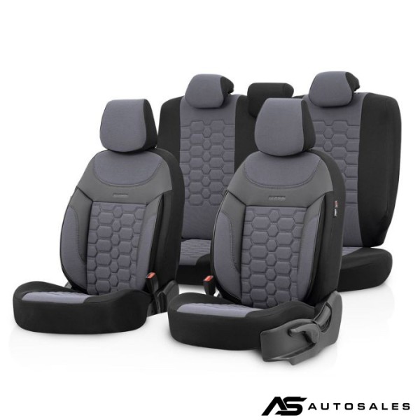 Тапицерия за седалки Otom Carbon CRB3404 (сиво/черно)