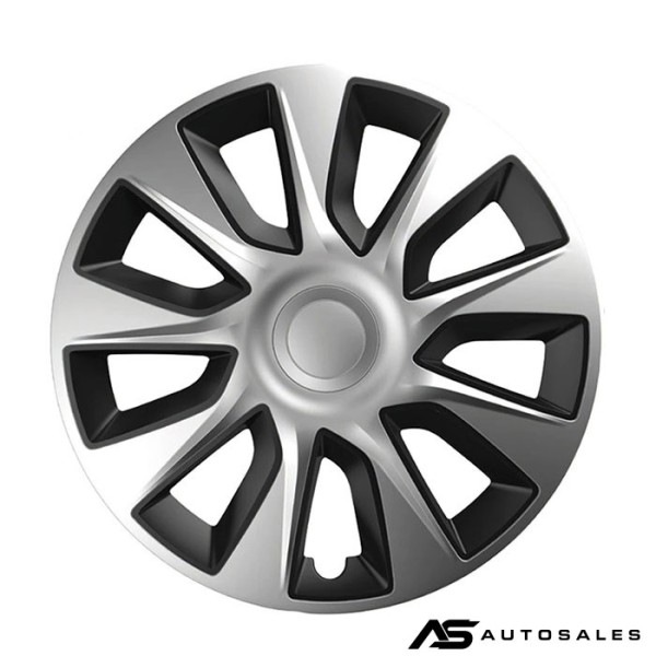 Тасове за джанти 14'' Versaco Stratos Silver / Black