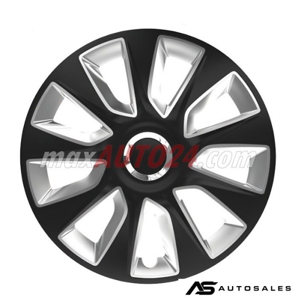 Тасове за джанти 15'' Versaco Stratos RC Black/Silver