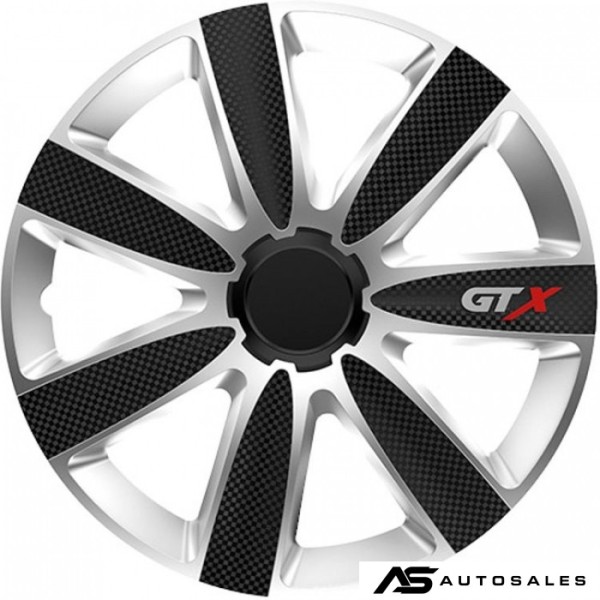Тасове за джанти 14'' Versaco Carbon GTX - Black / Silver