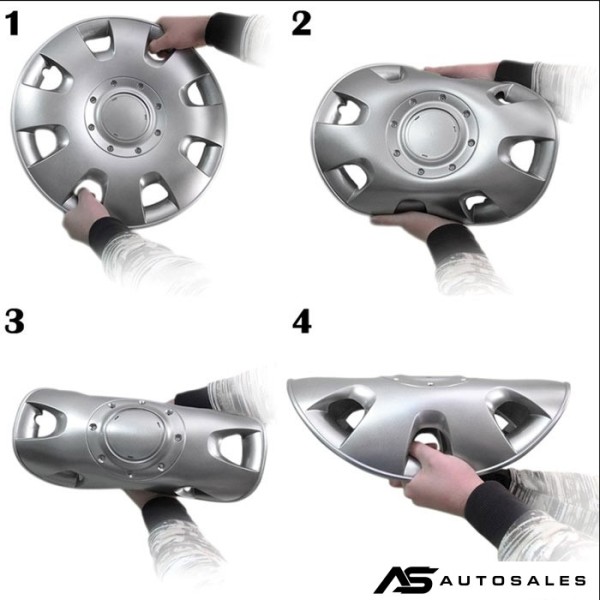 Тасове за джанти 14'' Versaco Dakar Silver/Black