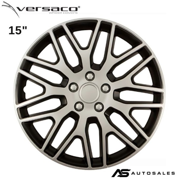 Тасове за джанти 15'' Versaco Dakar Silver/Black