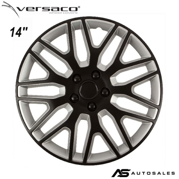 Тасове за джанти 14'' Versaco Dakar Black/Silver