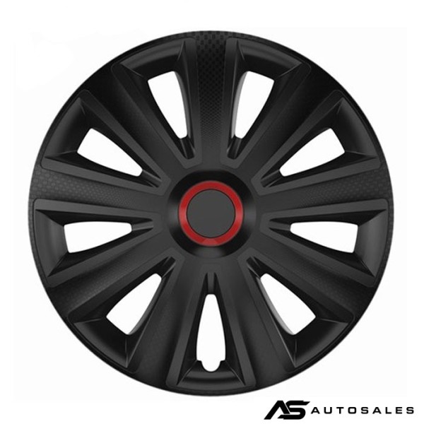 Тасове за джанти 16'' Versaco Carbon Aviator - RR Black