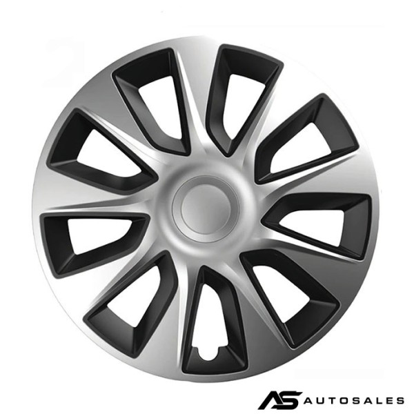 Тасове за джанти 17'' Versaco Stratos Silver / Black
