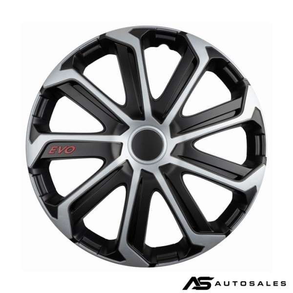 Тасове за джанти 15'' Versaco Evo Black/Silver