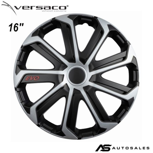 Тасове за джанти 16'' Versaco Evo Black/Silver