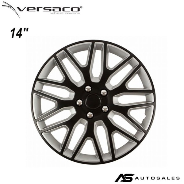 Тасове за джанти 14'' Versaco Dakar NC Black/Silver