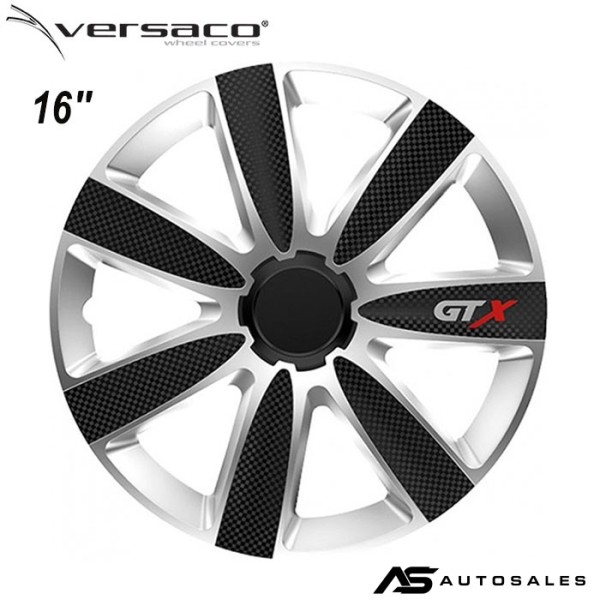 Тасове за джанти 16'' Versaco Carbon GTX - Black / Silver
