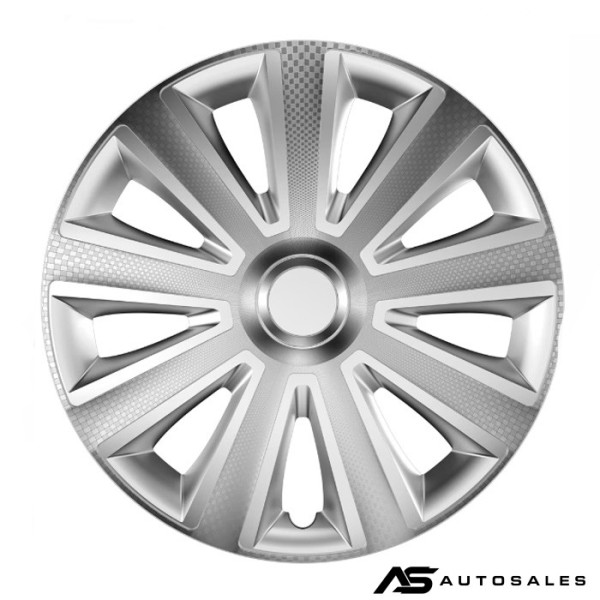 Тасове за джанти 14'' Versaco Carbon Aviator - Silver