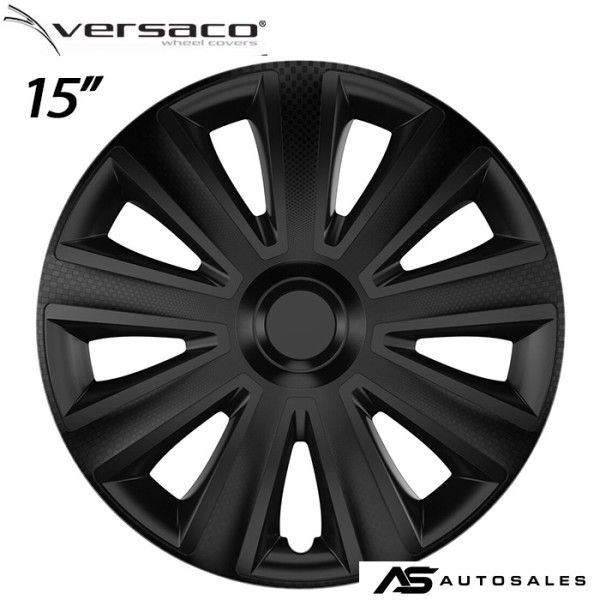 Тасове за джанти 15'' Versaco Carbon Aviator - Black