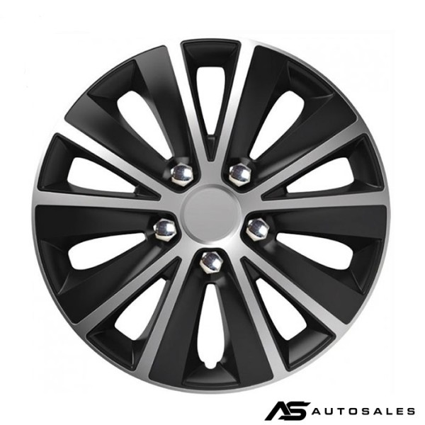 Тасове за джанти 16'' Versaco Rapid NC Silver / Black