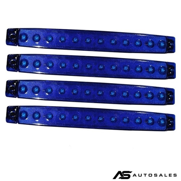 Габарит 0050 с 12 LED диода - 24V Оранжев