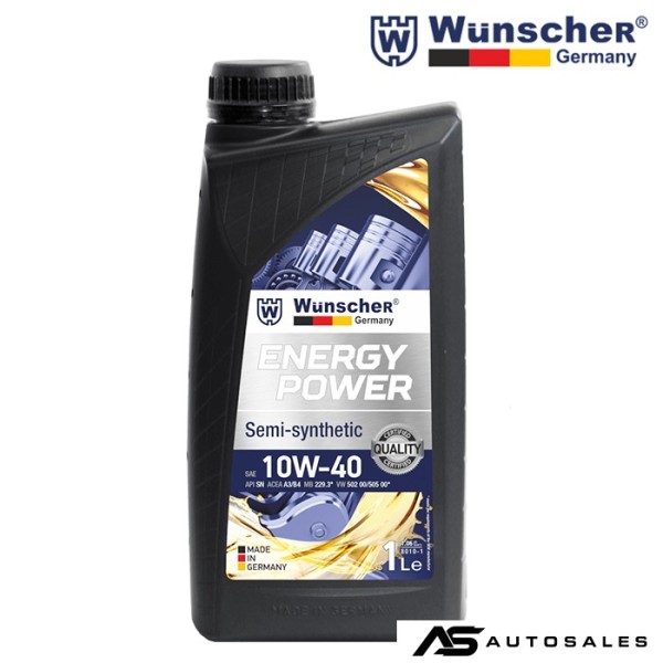 Масло Wunscher 8010 ENERGY POWER 10W/40 - 1л.