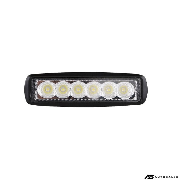 6 LED 18W Халоген Водоустойчива Светлина Работна Лампа 10-30V за Ролбар АТВ, Джип Разпръсната Светлина FLOOD