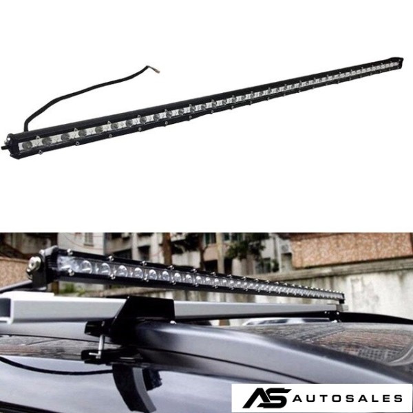 112см 126W Slim Слим Едноредов Мощен Led Bar Лед Диоден Бар Прожектор 12-24V