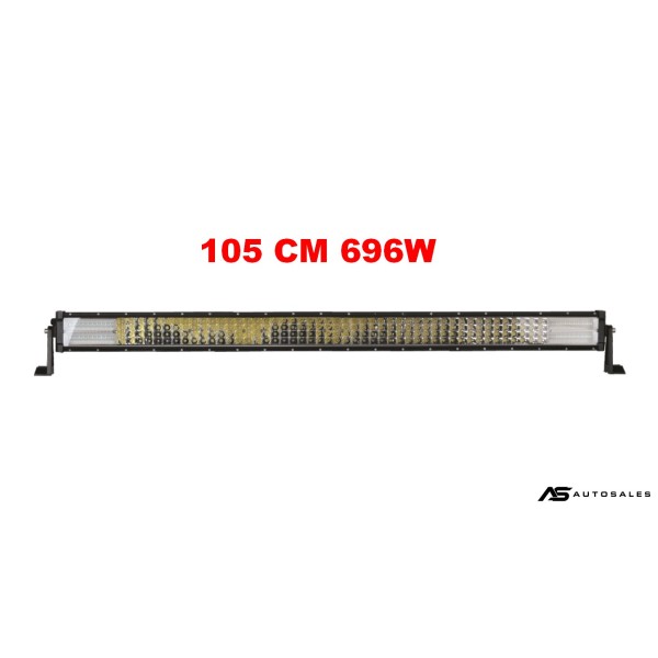 105 См 696W Мощен 7D 7Д Led Bar Лед Диоден Бар Прожектор 12V 24V 4 Редов