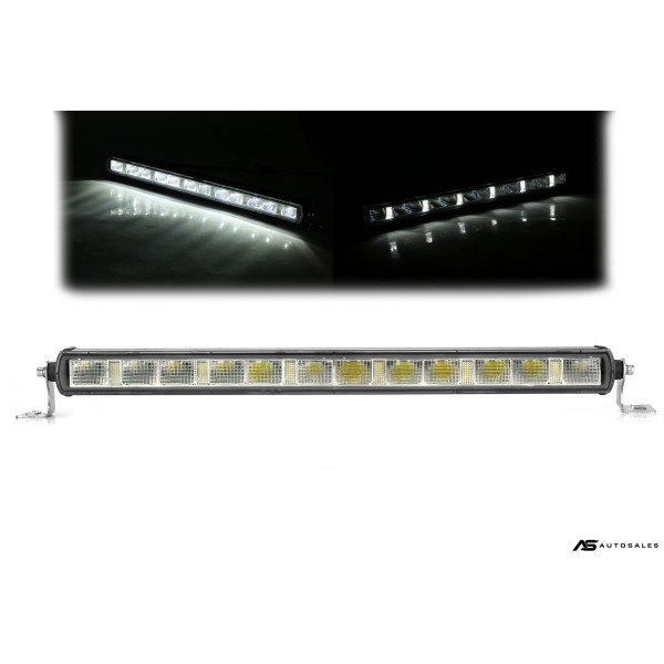 52 См LED Лед Бар с Насоченa SPOT Светлина, Три Функции, Е-Mark, 60W, 4800lm, 12V-24V, Автомобил, АТВ, Джип, 4х4, SUV, Offroad, Камион,Ролбар