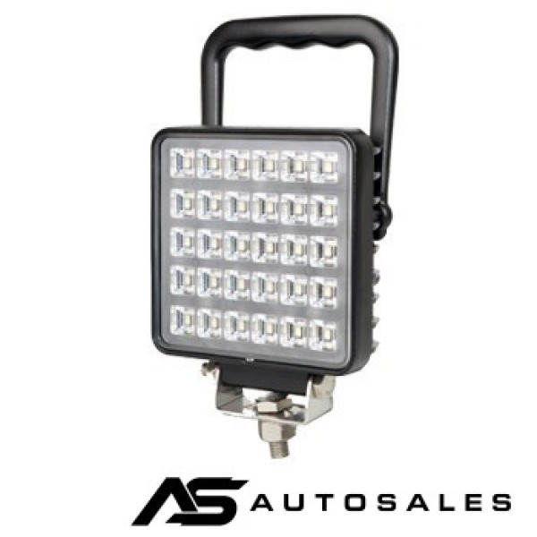 30W LED ЛЕД Диоден Халоген Работна Лампа Прожектор С Дръжка и Ключ 12v 24v