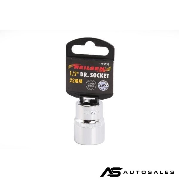 22мм - Вложка Хром Ванадий Super Lock за 1/2 глава - Neilsen Tools