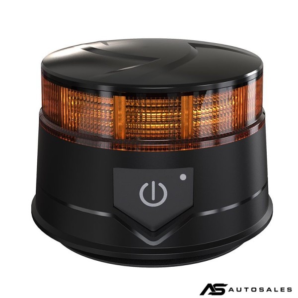 14W LED Безжична Диодна Въртяща се Сигнална Аварийна Лампа Маяк Буркан с Магнит и Вендуза за Пътна Помощ Платформа и др.12V - 24V