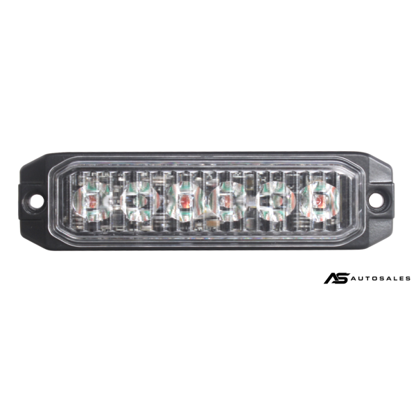 6 LED Блиц Светлина Мигаща Аварийна Лампа За Пътна Помощ Жълта 12V - 24V