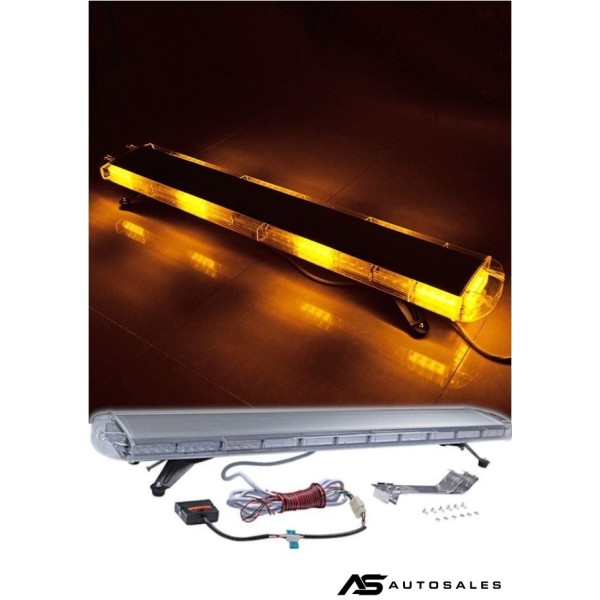 12V 24V Лед Led Диодна Мощна Аварийна Сигнална Лампа Буркан с Магнит 130 см 10 режина Бяло Стъкло За Пътна Помощ Платформа Снегорин и др.
