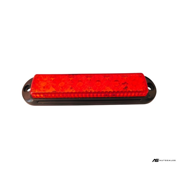 LED аварийна / сигнална лампа (Flash) – Червена 6 Диода 4 режима 12V-24V